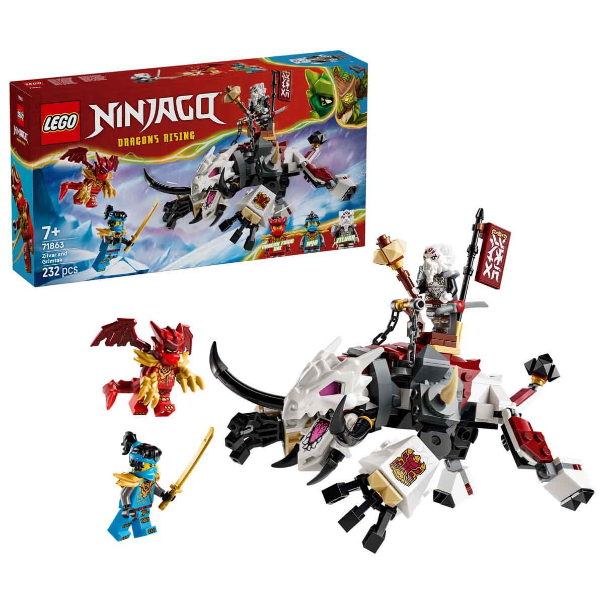 LEGO Ninjago Zilvar ve Ejderha Canavar Grimtak 71863