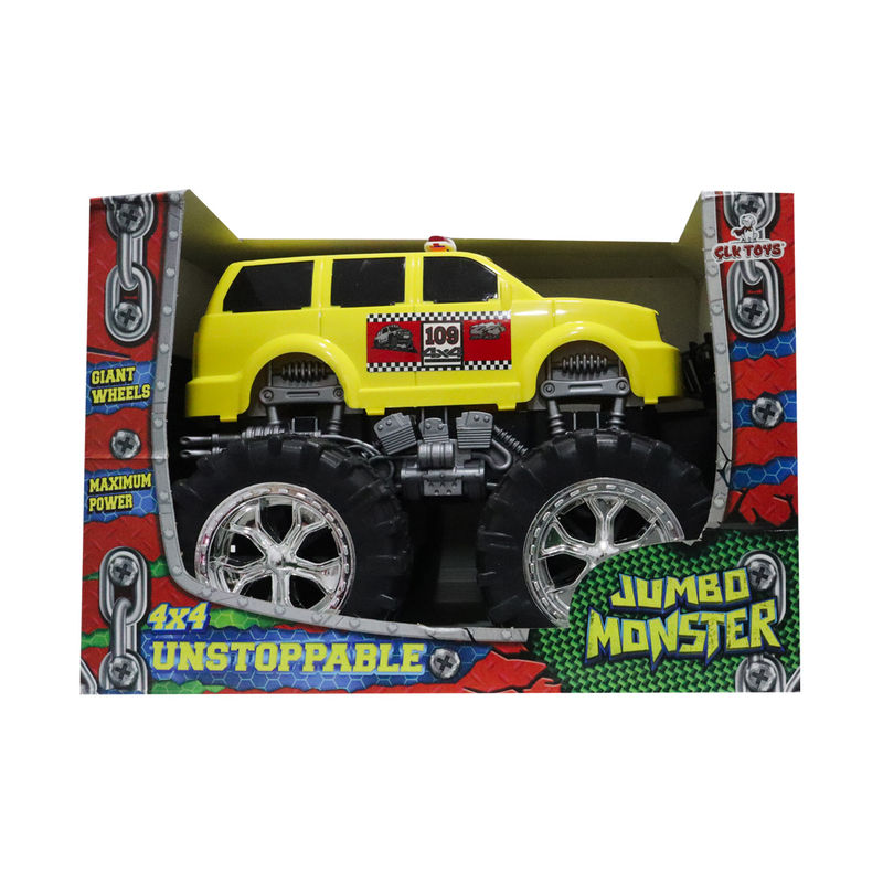 Jumbo Monster 4x4 Off Road Mini Sarı Araç
