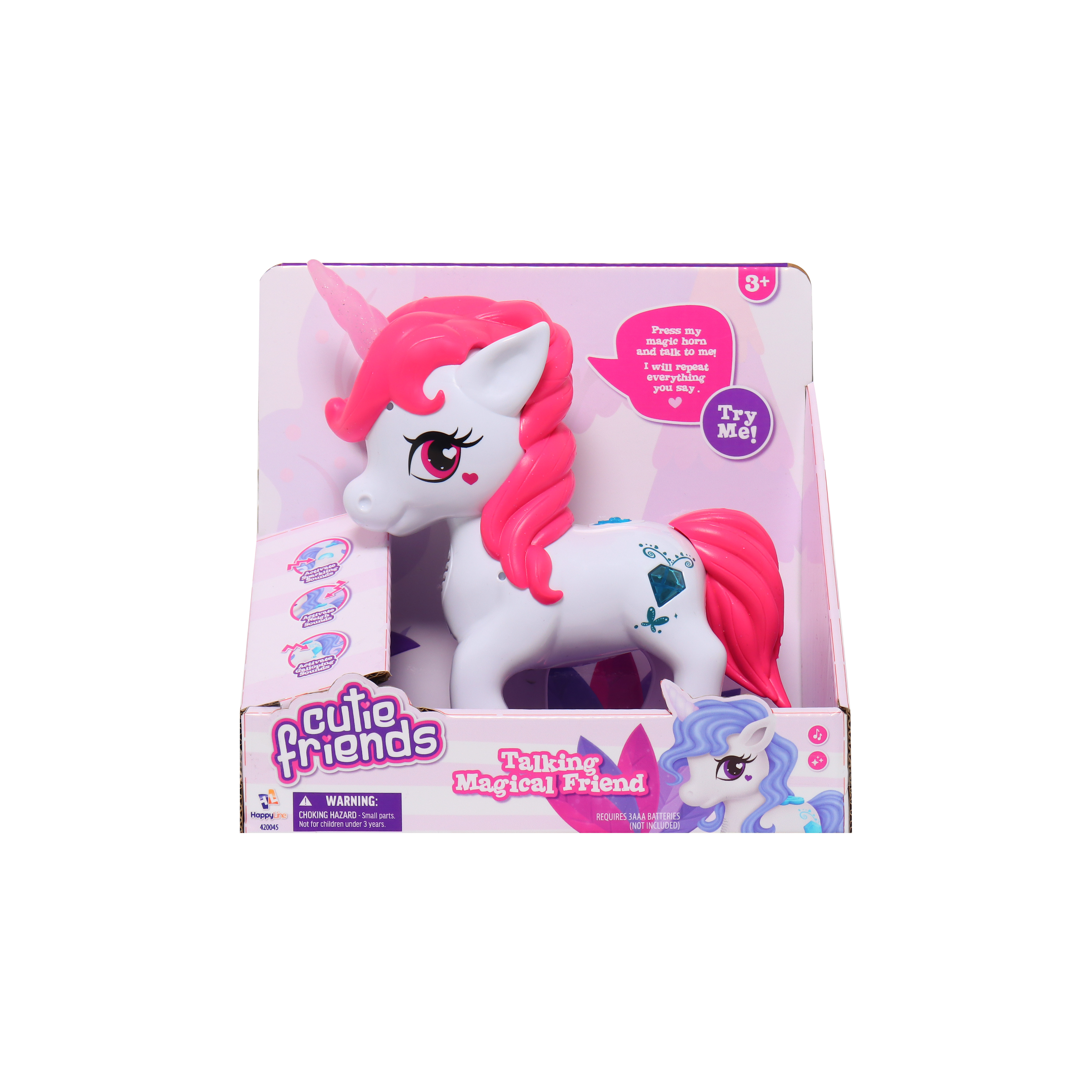 Unicorn Işıklı ve Sesli Sevimli At