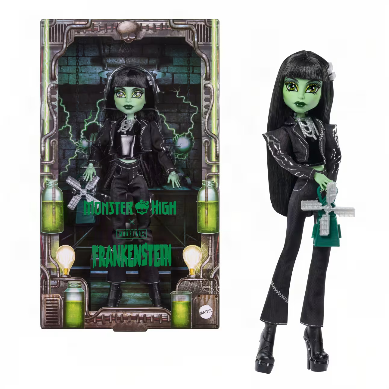 MUTANT MONSTER　FOLLOW ME Monster High X Universal Monsters Frankenstein Koleksiyon Bebeği JKM49