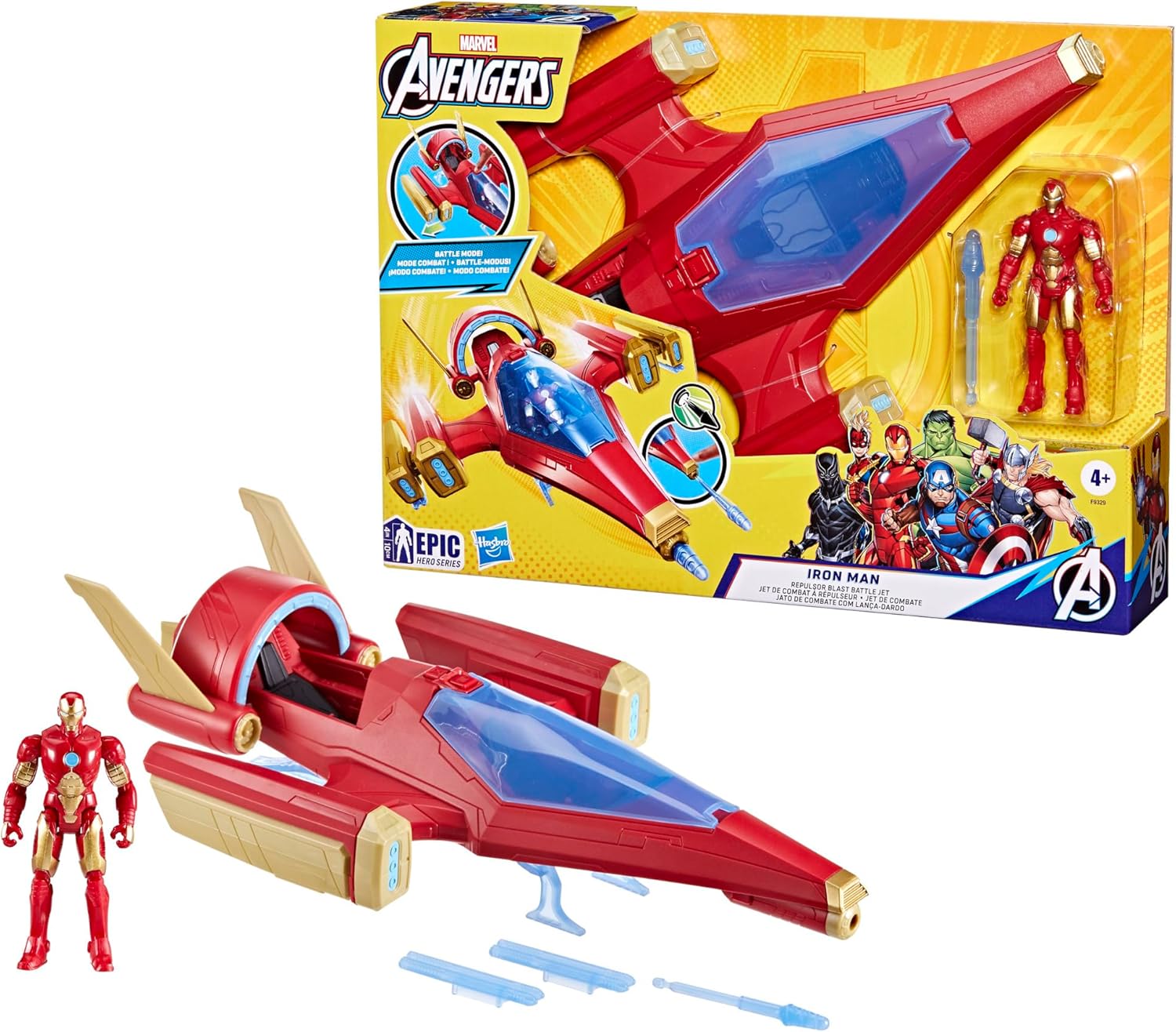 Marvel Avengers Epic Hero Serisi Iron Man Repulsor Blast Savaş