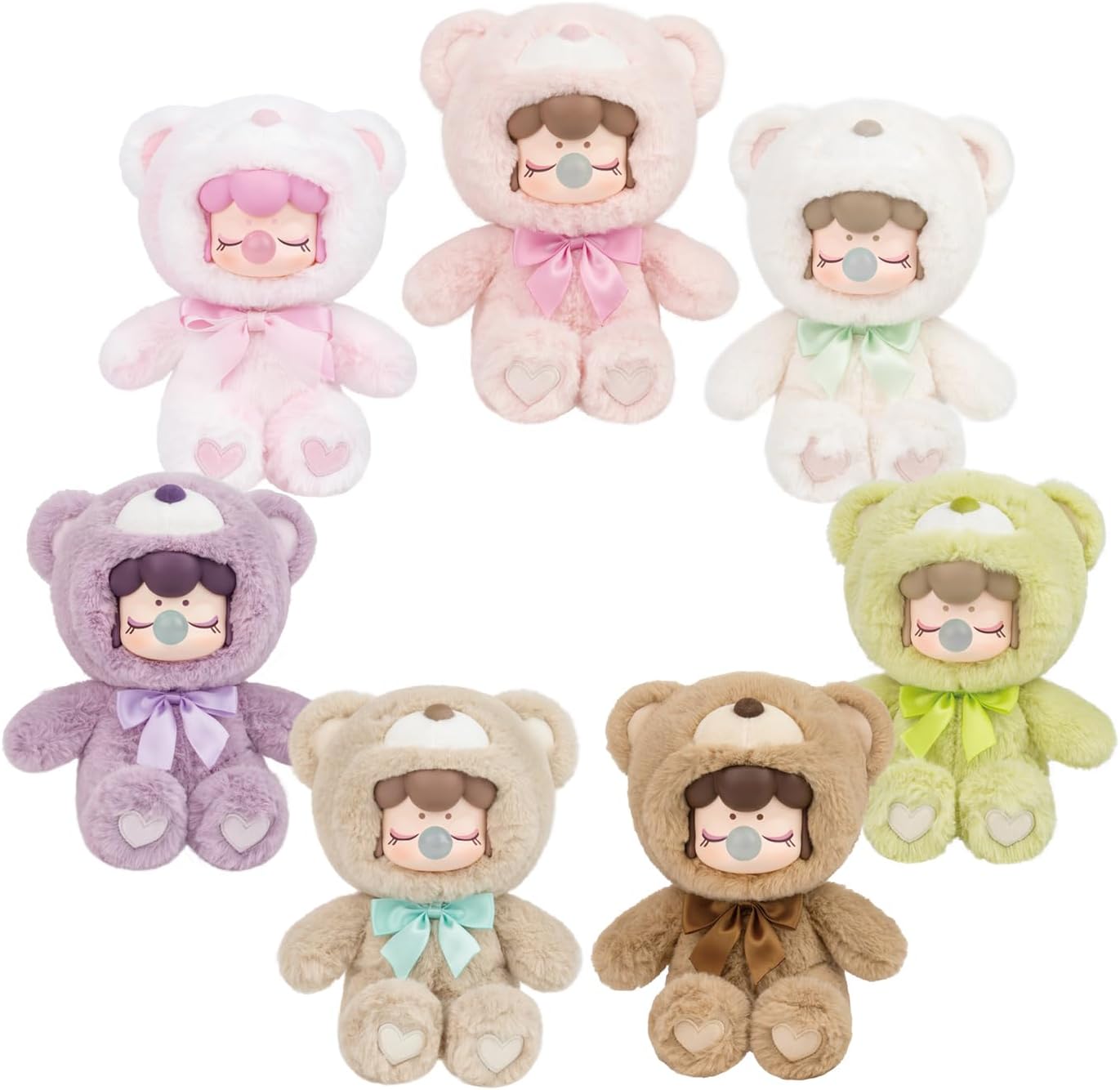 Rolife Nanci Colorful Chocolate Cutie Bears Sürpriz Paket Peluş 17