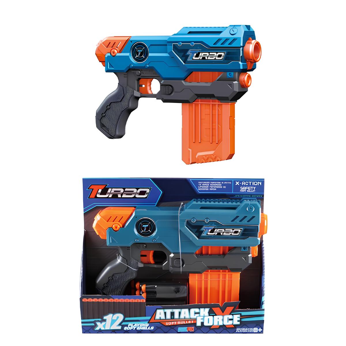 Attack Force Turbo Şarjörlü Tabanca