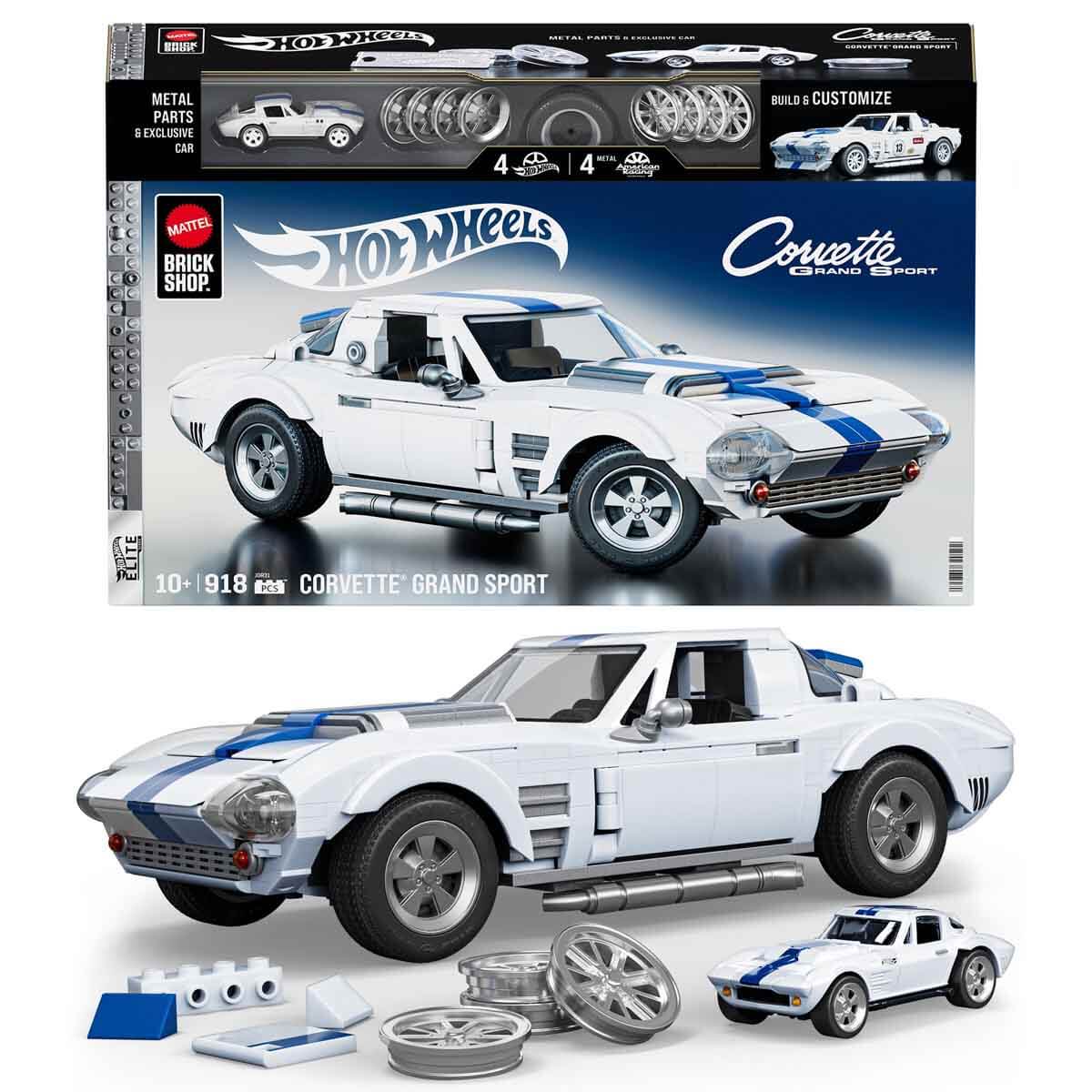 Hot Wheels Elite Serisi Corvette Grand Sport Araba 918 Parça JGR31