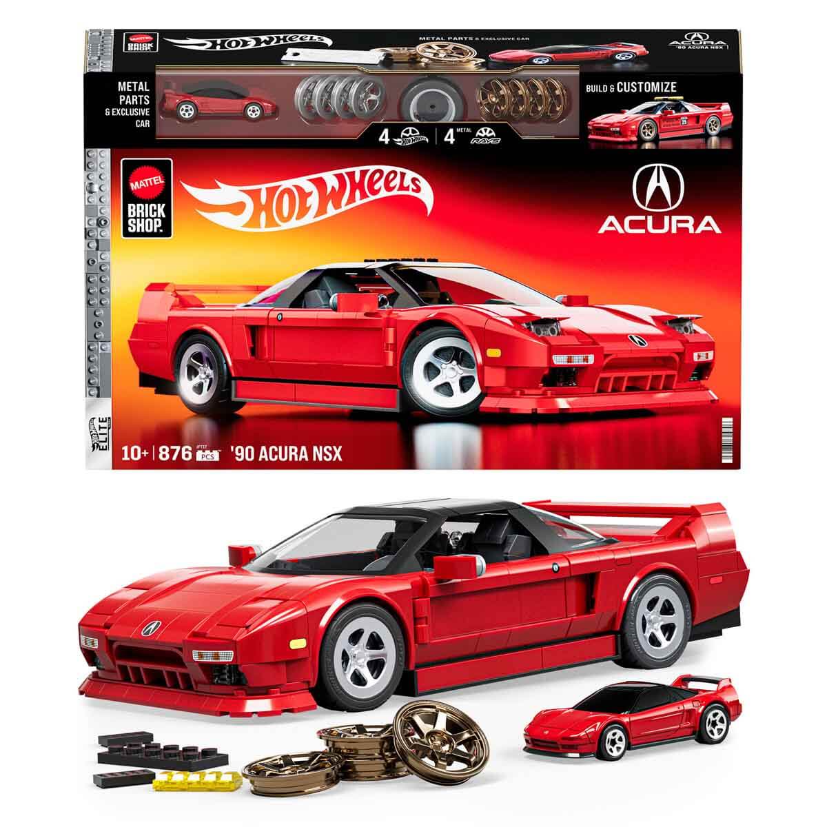 Hot Wheels Elite Serisi 90 Acura NSX Araba 876 Parça JFT17