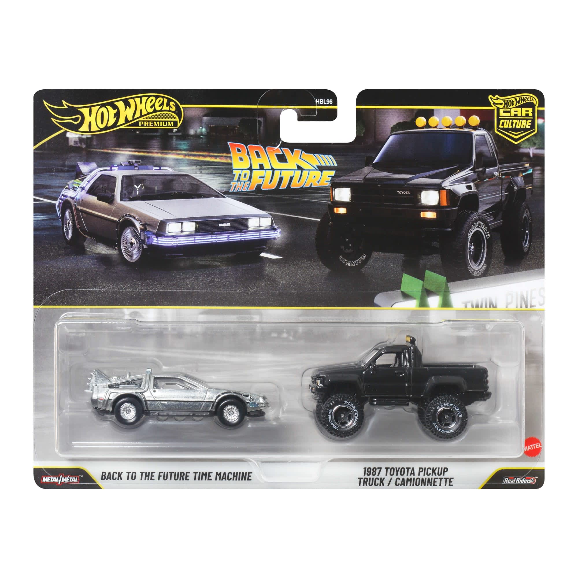 その他 2057: Future Car [DVD] Hot Wheels 2'li̇ Premi̇um Araba Back to the Future Time Machine