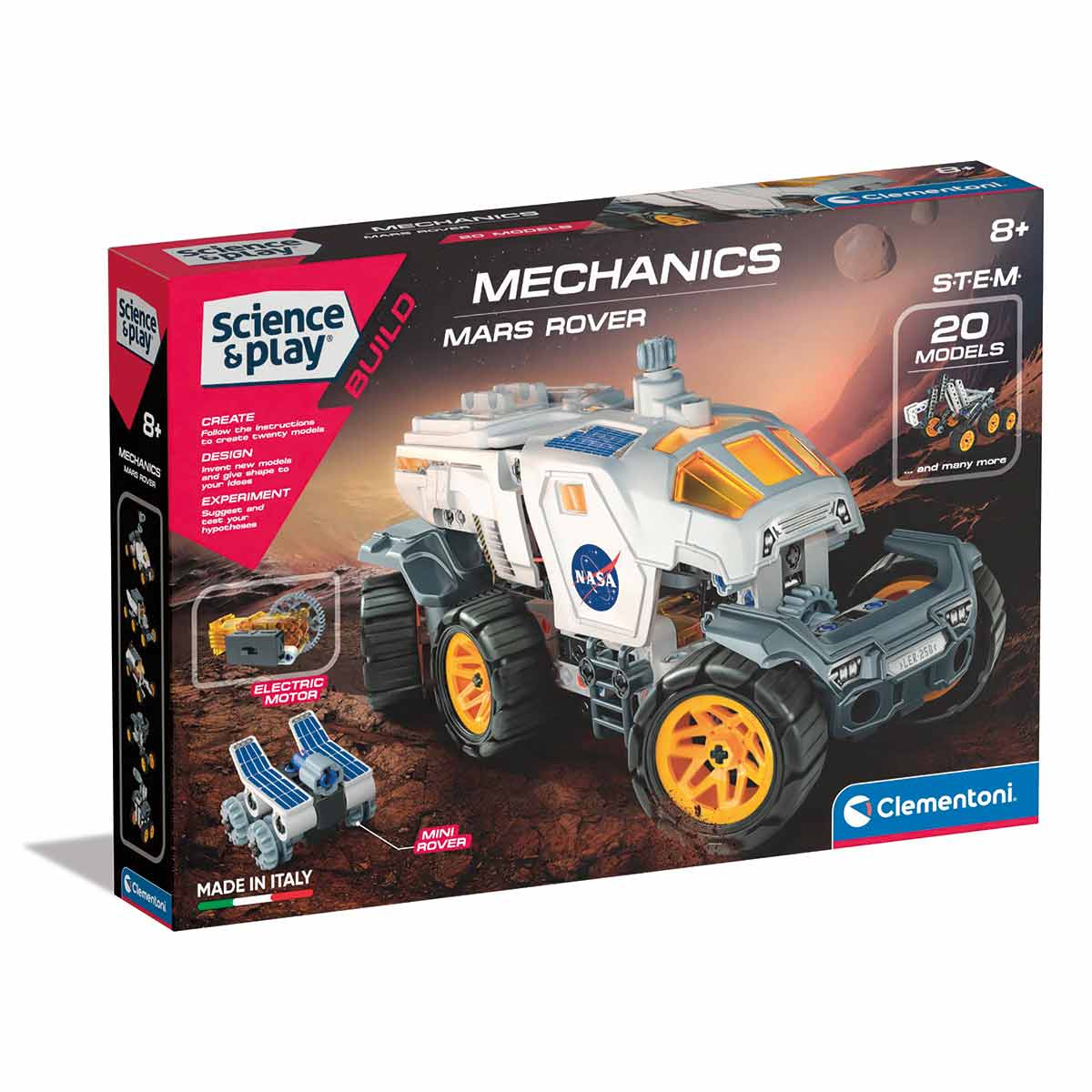 Clementoni Mekanik Laboratuvarı Nasa Mars Keşif Aracı 75070)
