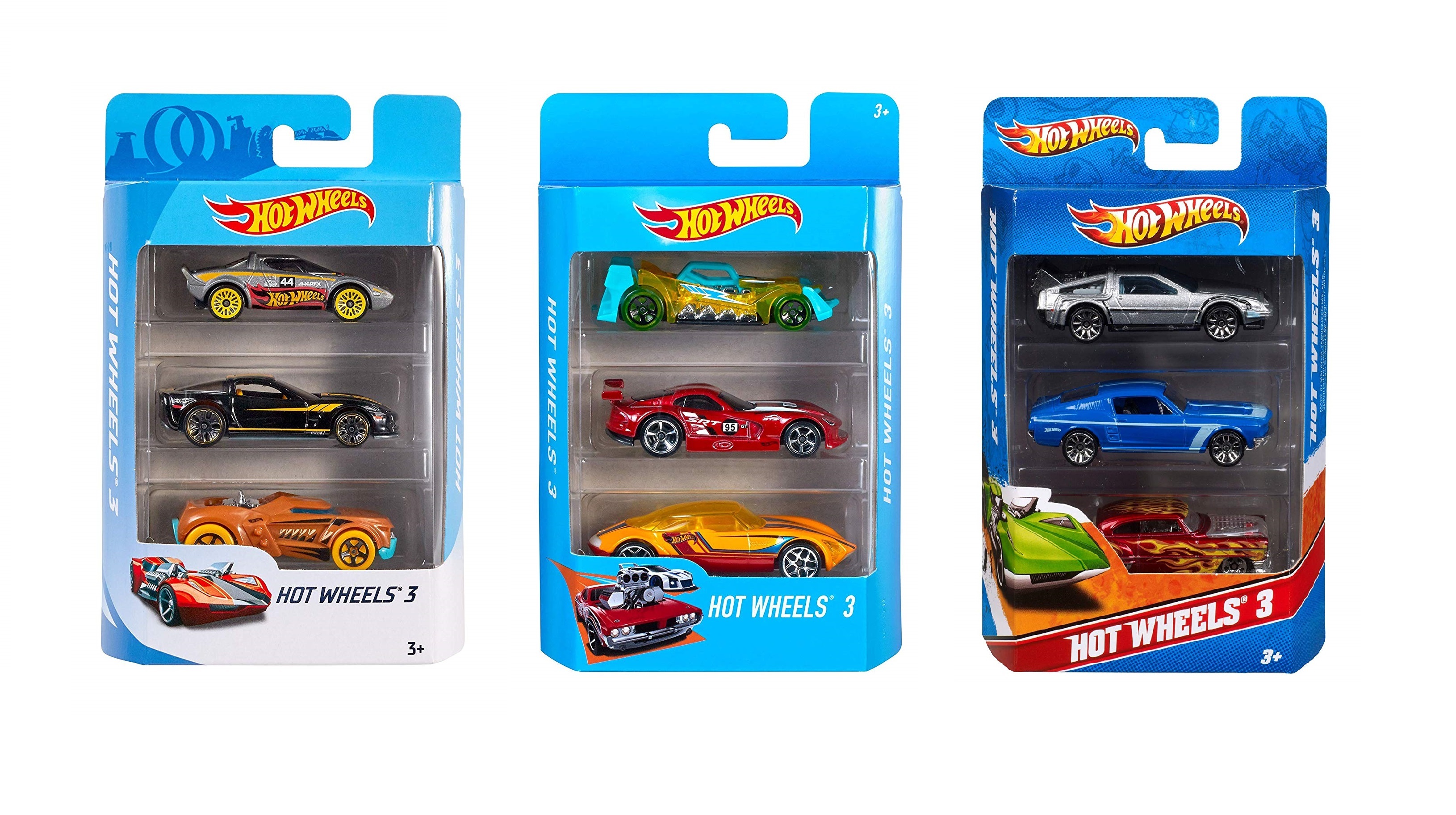 Hot Wheels Üçlü Araba Seti
