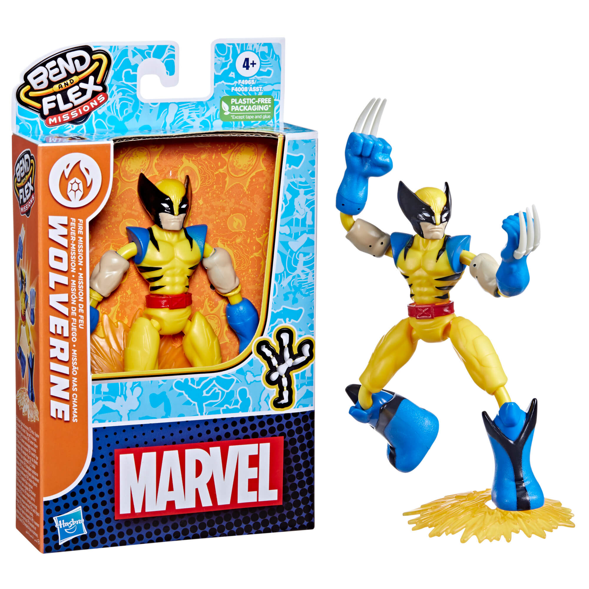 Avengers Bend ve Flex Missions Figür Wolverine F4965