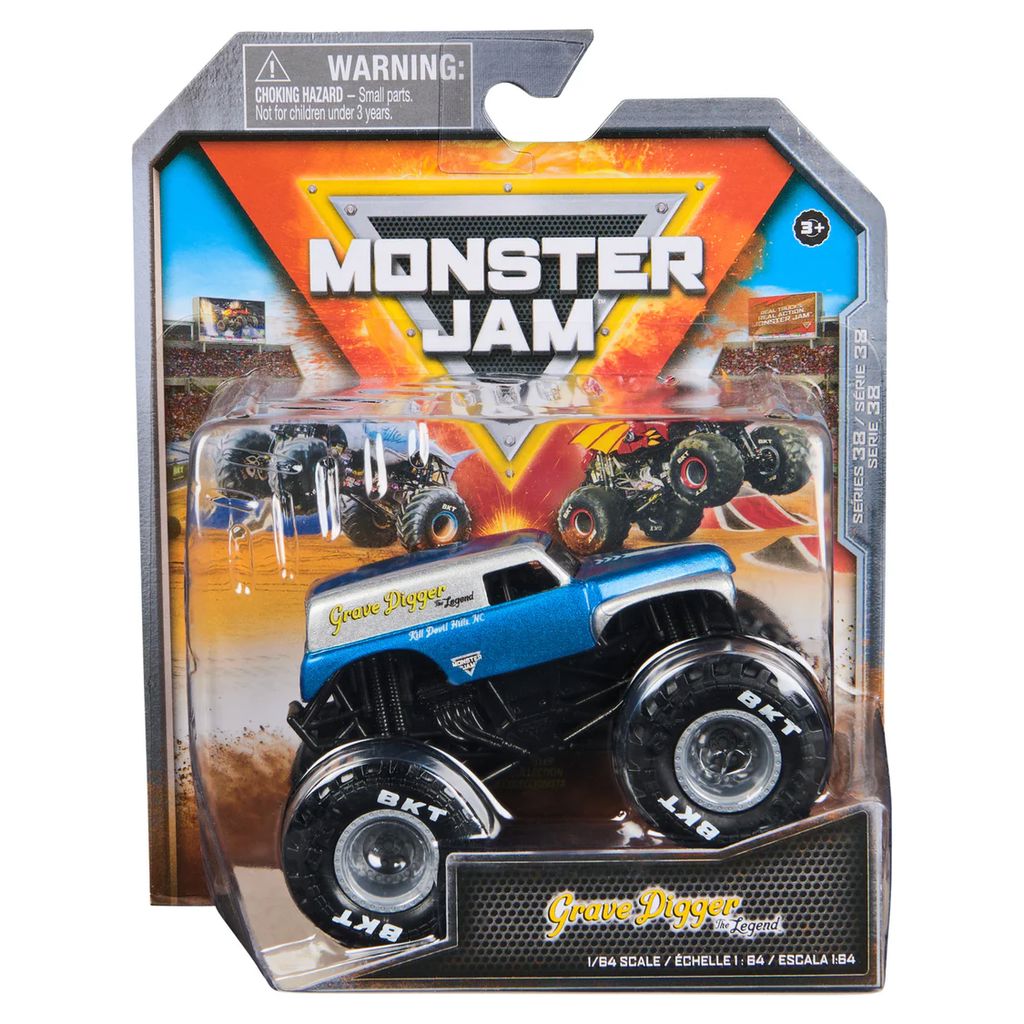 Monster Jam 1:64 Grave Digger Mavi̇