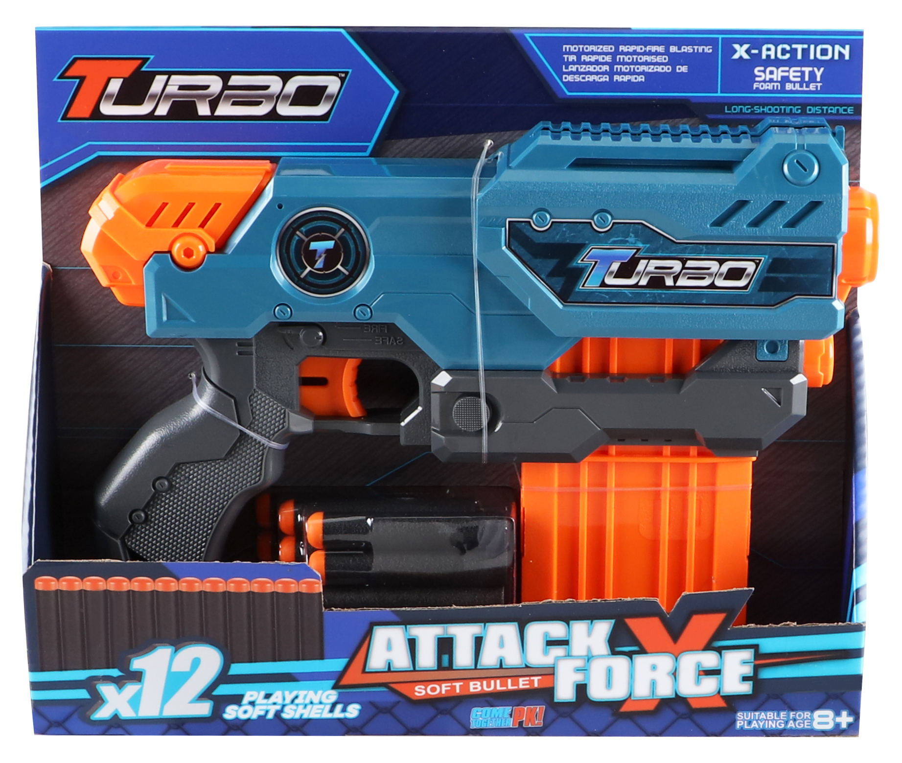 Attack Force Turbo Şarjörlü Tabanca