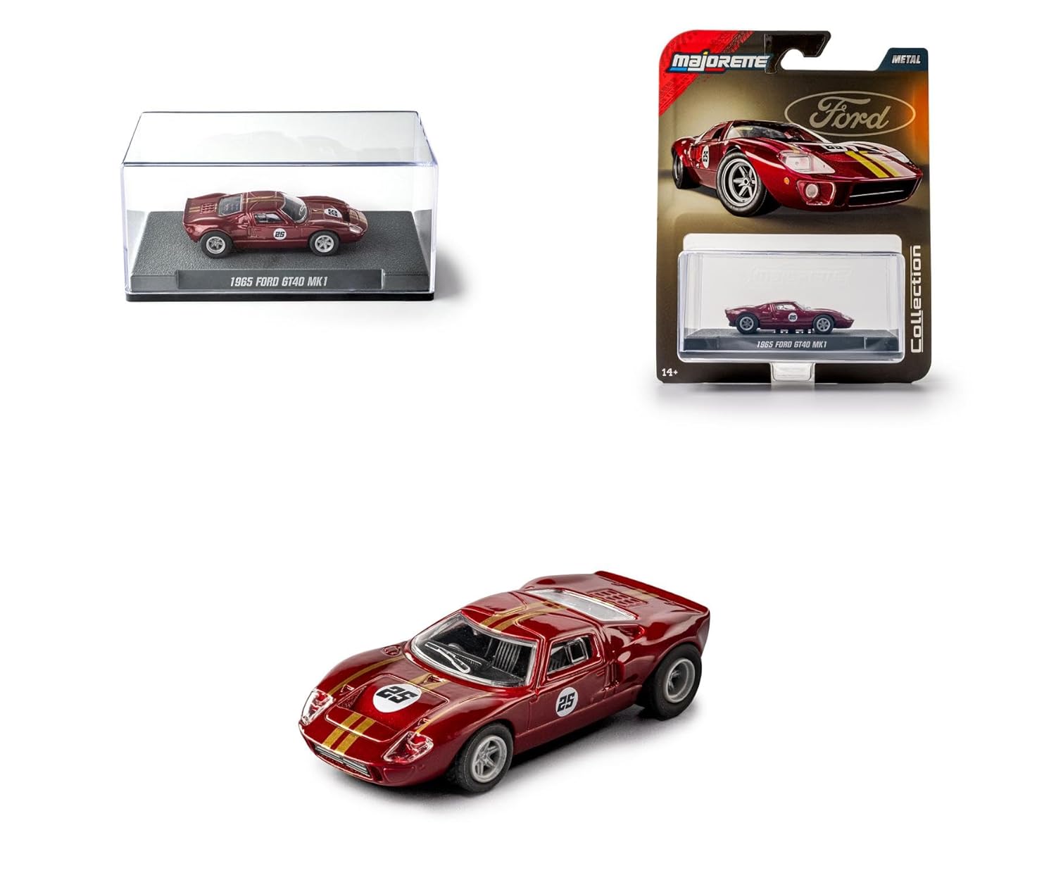 Majorette Collection Serisi Model Araçlar 1965 Ford GT40 MK1
