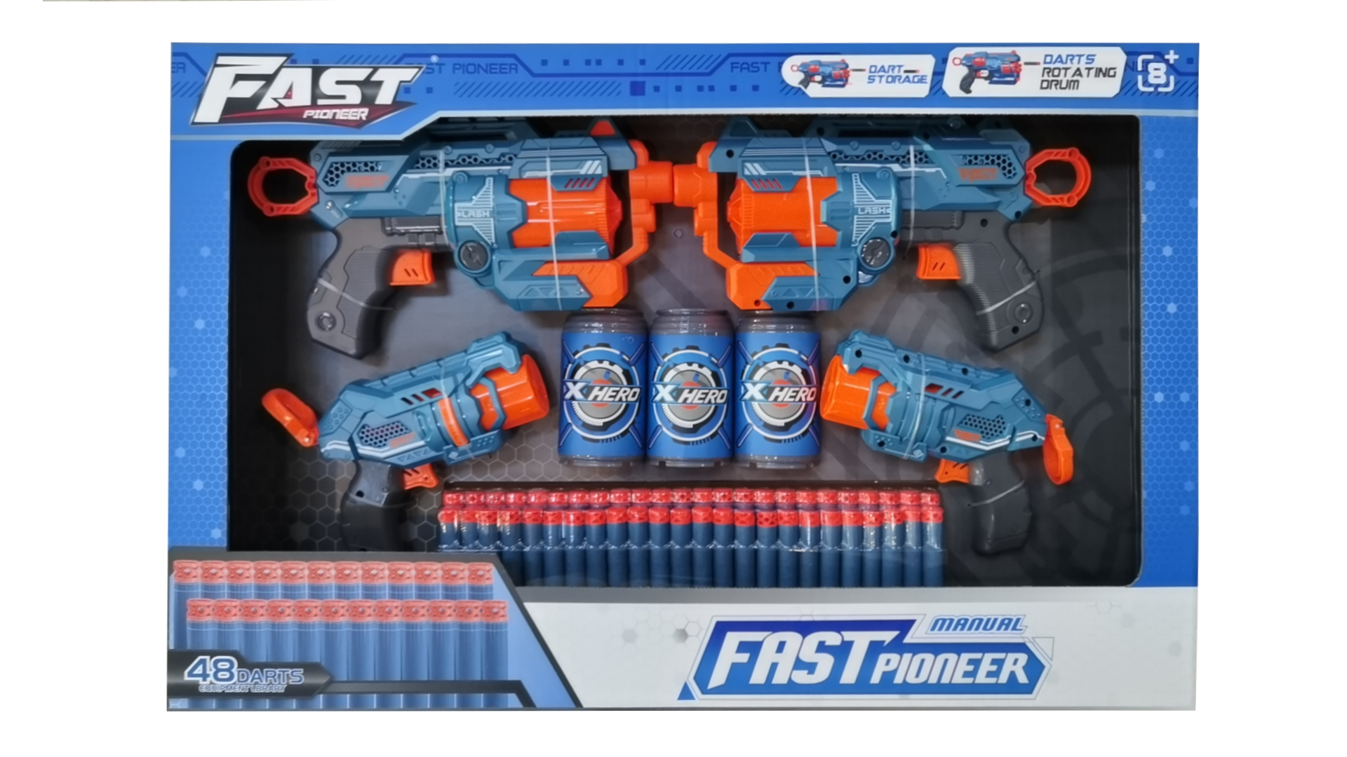 Fast Pioneer X Hero Oyuncak Dart Tabancası Seti