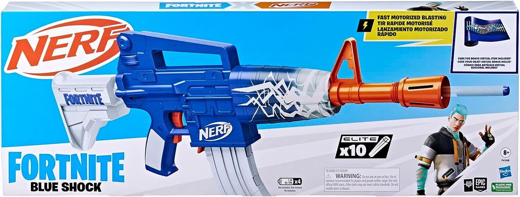 Nerf Fortnite Blue Shock