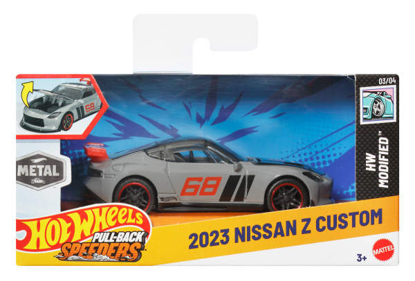 Hot Wheels Pull-Back Speeders 1:43 Arabalar 2023 Nissan Z Custom JCM08